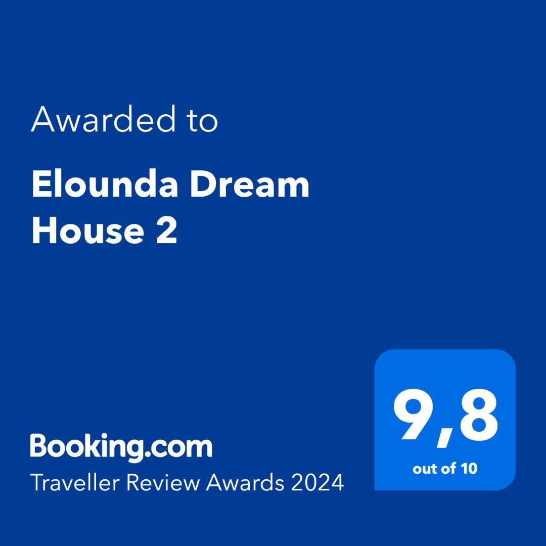 Elounda Dream House 2 Apartment Exterior foto